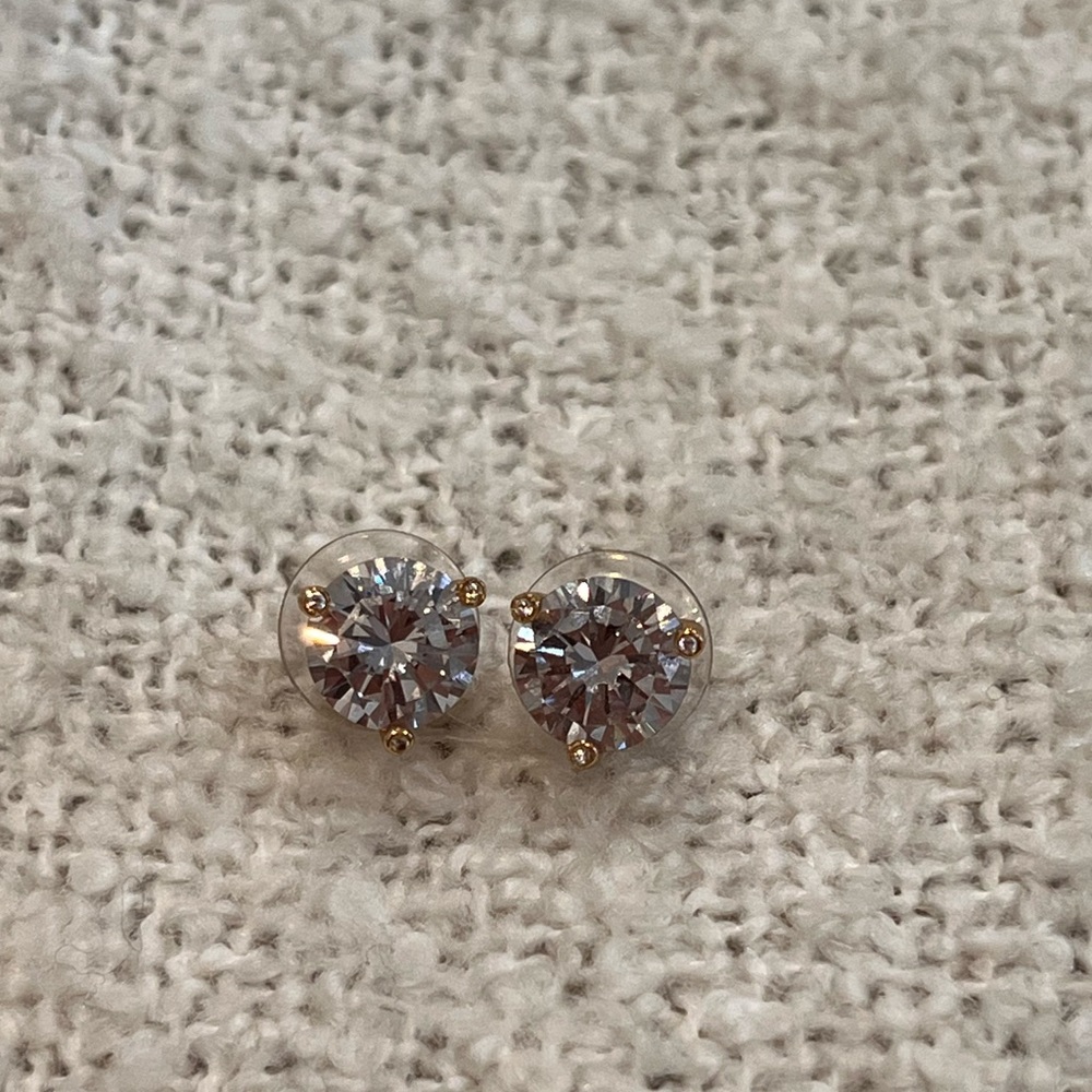 Kate Spade Large Diamond Stud Earrings